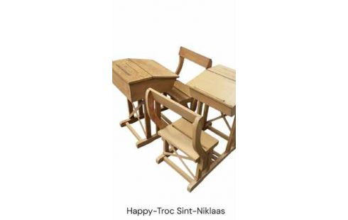 BUREAU D'ECOLIER, , BOIS L UNITE ANTIQUE