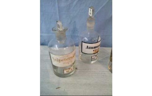 APOTHEKERFLASCHE 3-TLG. VERSCHIEDEN