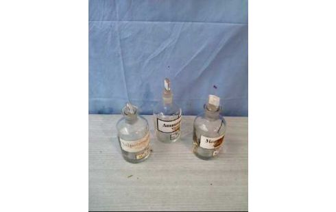 APOTHEKERFLASCHE 3-TLG. VERSCHIEDEN