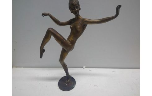 BEELDJE ART DECO/CON BRIO/BRONS