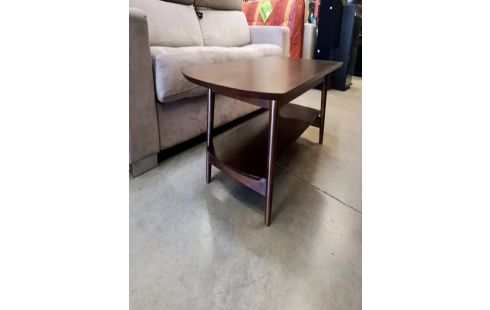 TABLE BASSE EN MINDI MASSIF FINITION NOYER BGHS168198-AJ