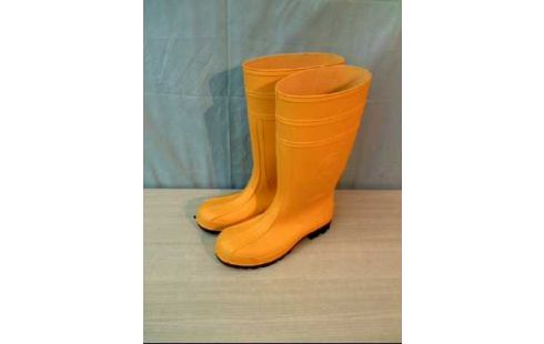 GUMMISTIEFEL GR. 42 GELB NEU