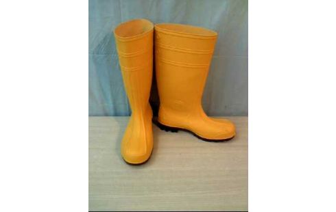 GUMMISTIEFEL GR. 42 GELB NEU