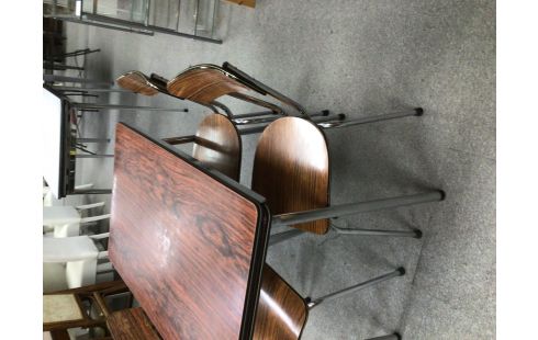 CHAISE FORMICA LOT DE 4