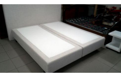 LIT 180X200 BEIGE TISSU MET, , MATELAS