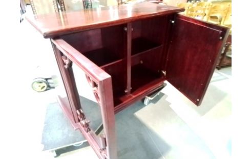 MEUBLE BAS PIN ROUGE 2P
