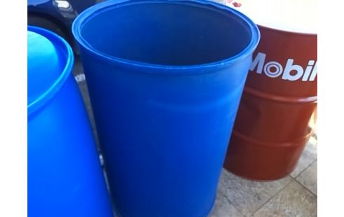 BIDON PLASTIQUE BLEU SANS COUVERCLE
