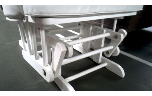 BALANCOIRE, , CHAISE BLANCHE, , BOIS BLANCHE SIMILI CUIR