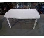 TABLE DE JARDIN RECTANGULAIRE BLANCHE