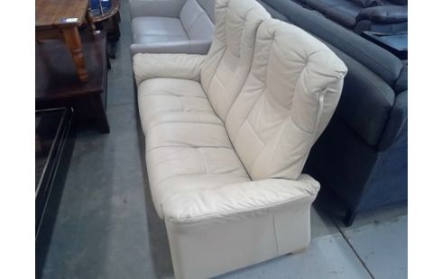 ZETEL LEDER/DESIGN/CREME/2PERSOONS