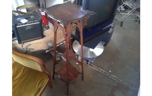 PIED DE STAL HOUT/ARTDECO STIJL
