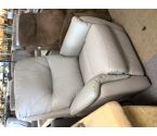 FAUTEUIL RELAX ELECTRIQUE RELEVEUR CUIR GRIS EN ETAT