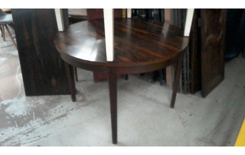 TABLE RONDE PALISSANDRE VINTAGE 1 ALLONGE