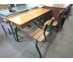 BUREAU D'ECOLIER METAL BOIS