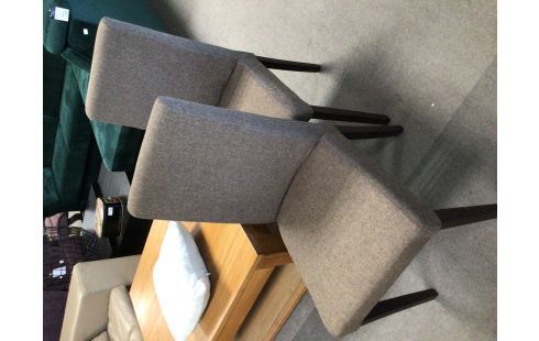 4 CHAISES MODERNE GRISE