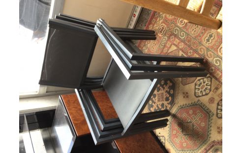 4 CHAISES DE JARDIN MODERNE