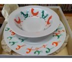 LOT DE 2 ASSIETTES F HATINGUAIS