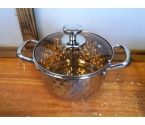 FAITOUT INOX AVEC COUVERCLE D16