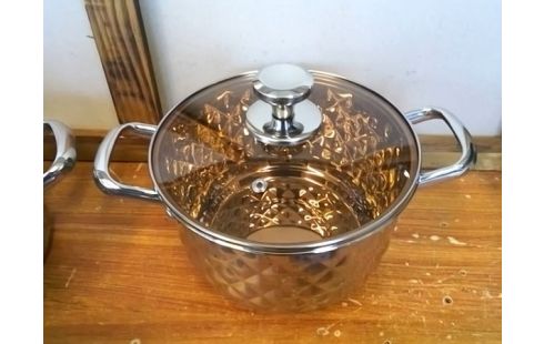FAITOUT INOX AVEC COUVERCLE D18