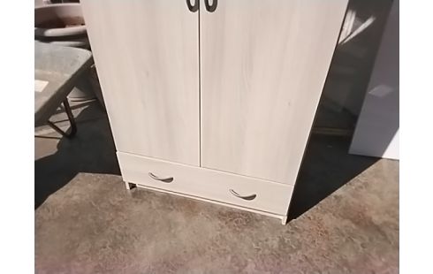 ARMOIRE 2 PORTES MELAMINE