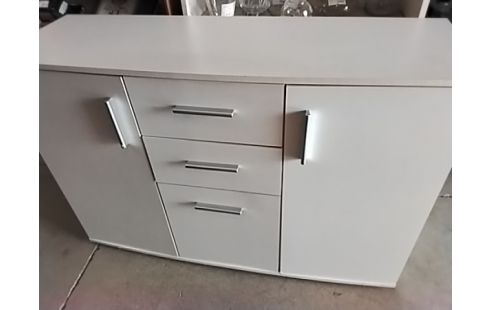 BUFFET BAS MELAMINE BLANC