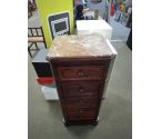 CHEVET STYLE LOUIS PHILIPPE MARBRE ROSE