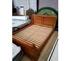 LIT CHÊNE BLOND 140X190 CM (SANS SOMMIER)