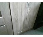 ARMOIRE 2P 1T IMITATION CHENE (ETAGERES)