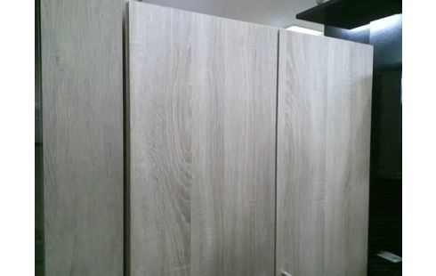 ARMOIRE 2P 1T IMITATION CHENE (ETAGERES)