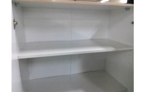ARMOIRE 2P 1T IMITATION CHENE (ETAGERES)