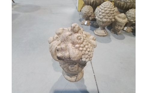 SCULPTURE VASE FRUIT GM
