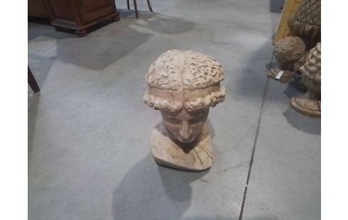 SCULPTURE TÊTE APOLLON