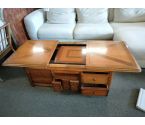 TABLE BASSE COFFRE MERISIER