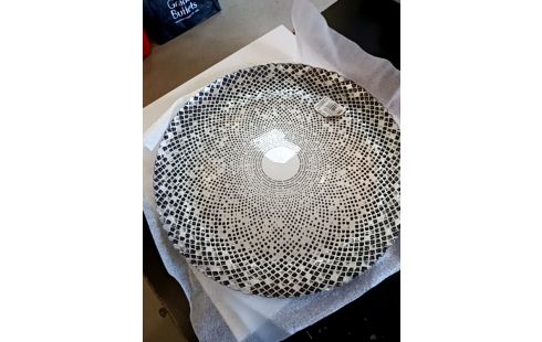 ASSIETTE DECO 33 CM LE LOT DE 6