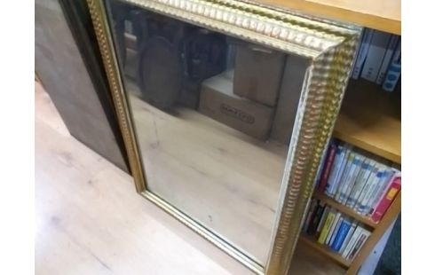 MIROIR BOIS DORE