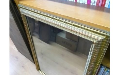 MIROIR BOIS DORE
