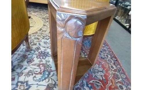 SELLETTE ART DÉCO BOIS TRIANGULAIRE
