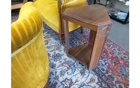 SELLETTE ART DÉCO BOIS TRIANGULAIRE