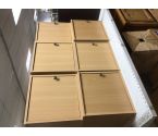 ETAGERE 1 PORTE COULEUR HETRE