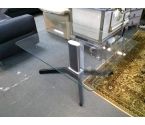 TABLE BASSE PLATEAU VERRE 108X86