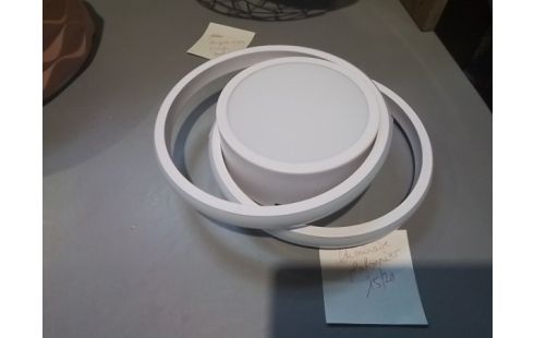 LUMINAIRE PLAFONNIER DOUBLE ROND