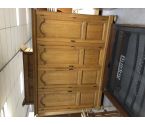 GARDE ROBES CHENE CLAIR 4 PORTES
