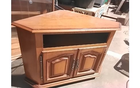 MEUBLE TV ANGLE CHÊNE CLE