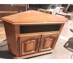 MEUBLE TV ANGLE CHÊNE CLE