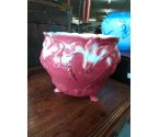 CACHE POT BARBOTINE FAIENCE BELGE