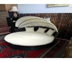 SALON DE JARDIN DIAM 180CM OUTSUNNY ROND ANTHRACITE ET BEIGE 2-4 PLACES