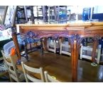 TABLE OVALE STYLE LOUIS XV
