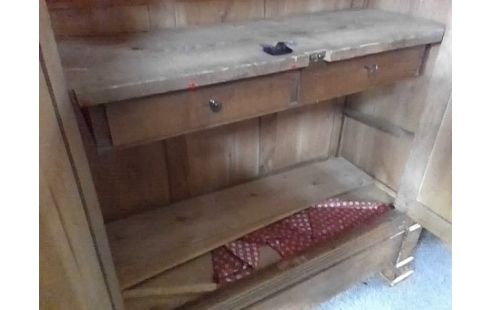 ARMOIRE 2P ANCIENNE (ETAGERES)