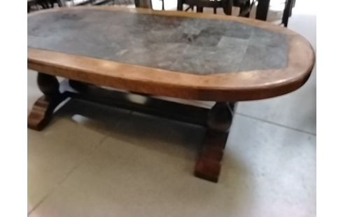 TABLE BASSE CHÊNE ARDOISE