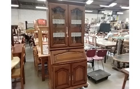 SECRETAIRE A PENTE BUREAU CHÊNE CLEFS